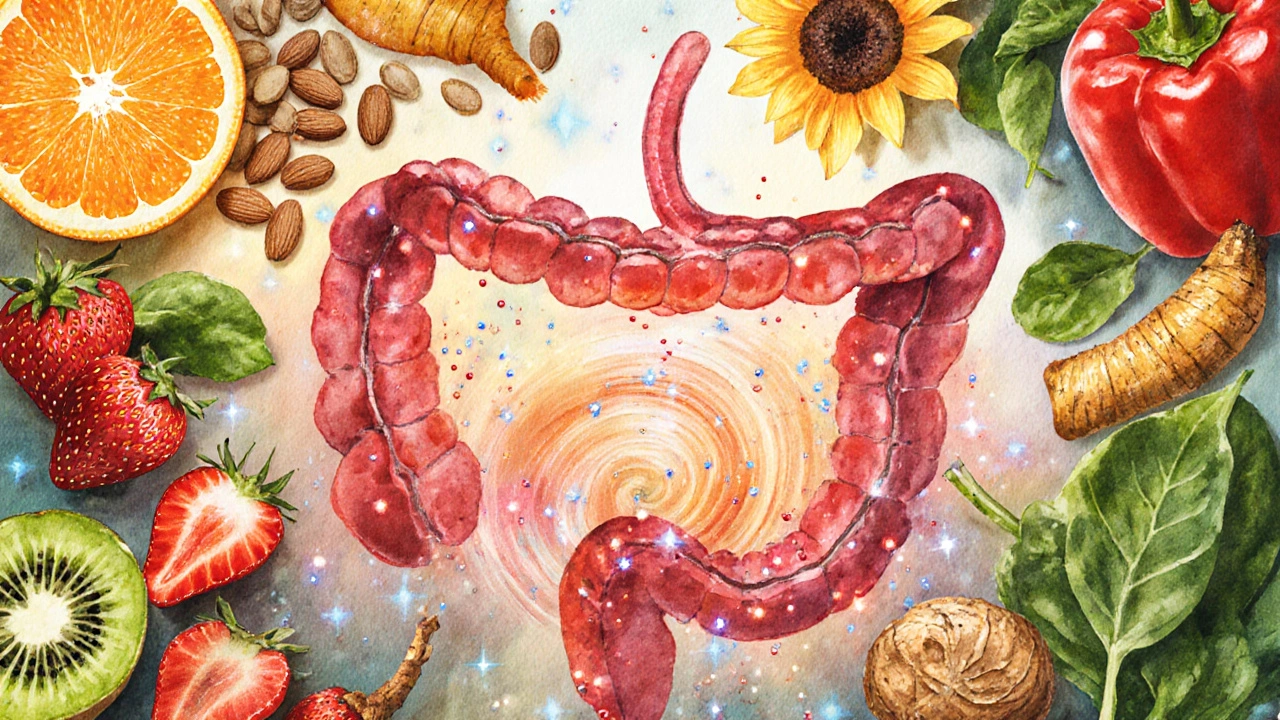 How Antioxidants Counteract Proctitis