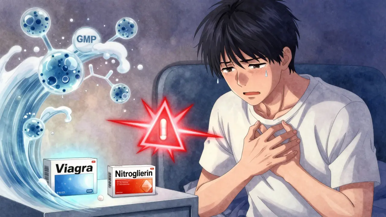 PDE5 Inhibitors and Nitrates: How Their Interaction Causes Dangerous Blood Pressure Drops